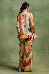 Ivory Boho Print Co-ord Set