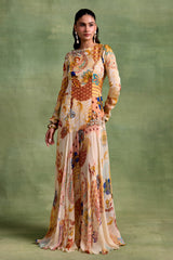 Ivory Boho Print Dress