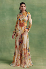 Ivory Boho Print Dress