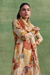 Ivory Boho Print Dress