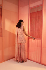 Arushi Mehra in Dusty Pink Kurta and Sharara Set
