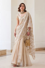 Tissue Pre-Drape Saree