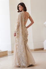 Tissue Pre-Drape Saree