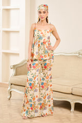 Ivory Floral Print Co-ord Set