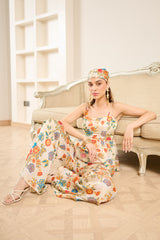 Ivory Floral Print Co-ord Set