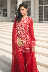 Red Kurta Set