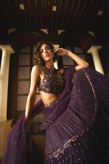 Purple Lehenga Set