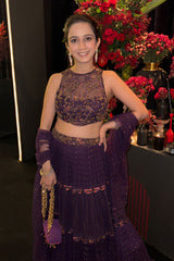 Purple Lehenga Set