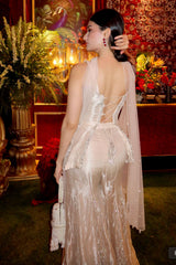 Medha Das Sarma In Our Tissue Sharara and Corset Set