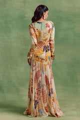 Ivory Boho Print Dress