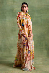 Ivory Boho Print Dress