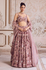 Champagne Rose Lehenga With Blouse Set