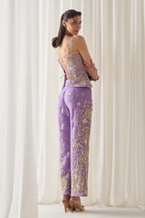 Lavender Corset and Pants Set