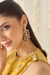 Mustard Kurta With Farsi Salwar Set