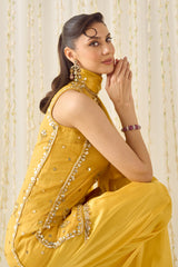 Mustard Kurta With Farsi Salwar Set