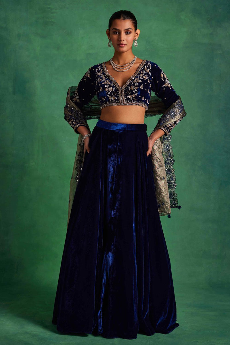 Designer Skirt Choli Patterns Choli Pattern Blouse Design Velvet